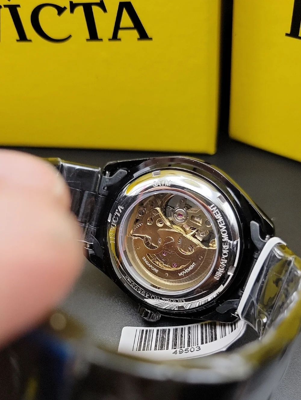 49503 Invicta Objet D Art Excelsior Automatic Men's Watch w/ Skeleton Dial 43mm